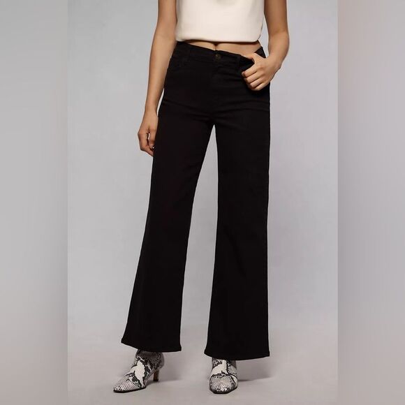 NWT FRAME Le Slim Palazzo in Black - Picture 11 of 16